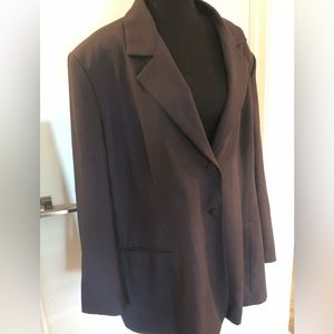 Focus 2000 by Charles Glueck Black Blazer size 26W